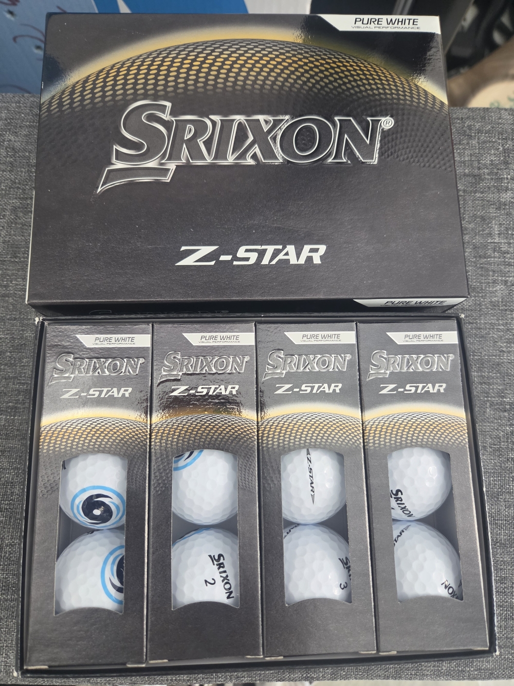 Srixon  Z-Star Golf Balls - Pure White (12 Pack)